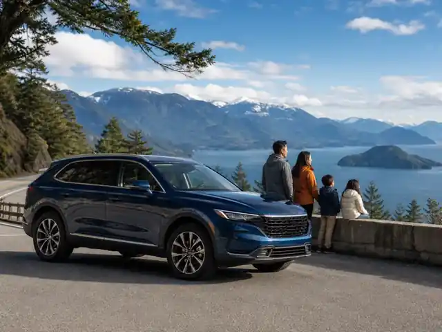 SUV road trip in British Columbia